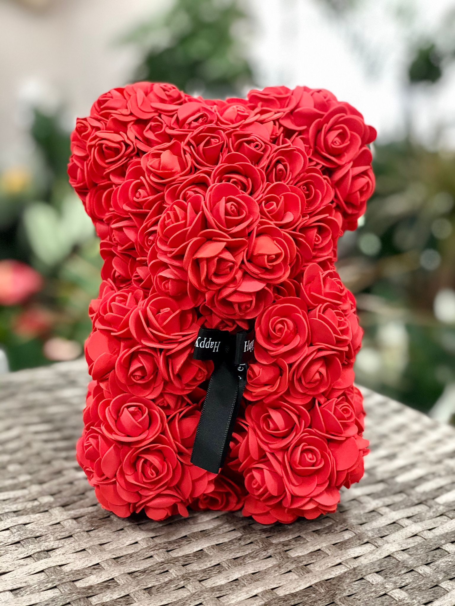 ORSETTO DI ROSE ROSE BEAR CON SCATOLO 24CM TEDDY ROSE